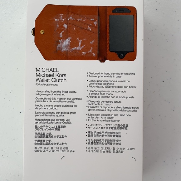 Michael Kors Wallet Clutch Luggage Style IPhone - Picture 10 of 13